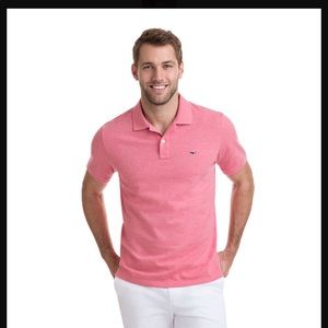 Vineyard Vines, Men’s Polo Style Shirt, Red Heather, Size Small